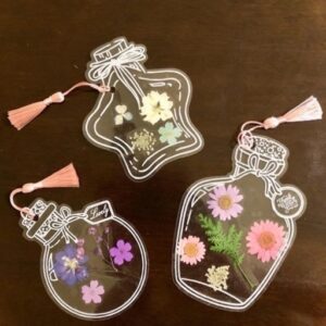 FLOWERMARKS™ TRANSPARENT TABS FOR DRIED FLOWERS - 40 PCS