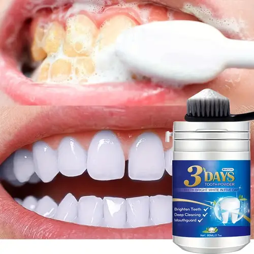 Teeth deep cleaning powder, breath freshener, daily life teeth cleaning powder