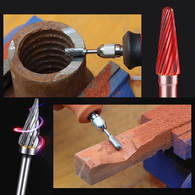 🔩Precision performance: tungsten steel grinding head for craftsmen!