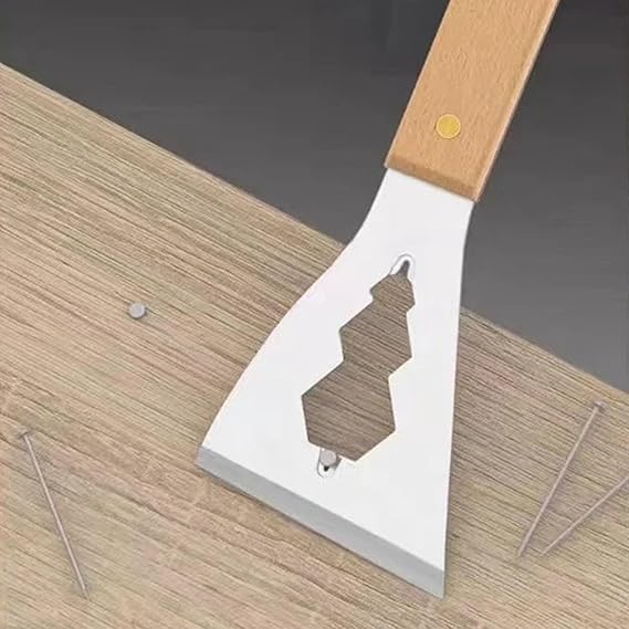 3 inch knife scrapers, multifunctional stainless steel spatula for drywall repair, wallpaper removal, applying putty, plaster, cement (3 pack)