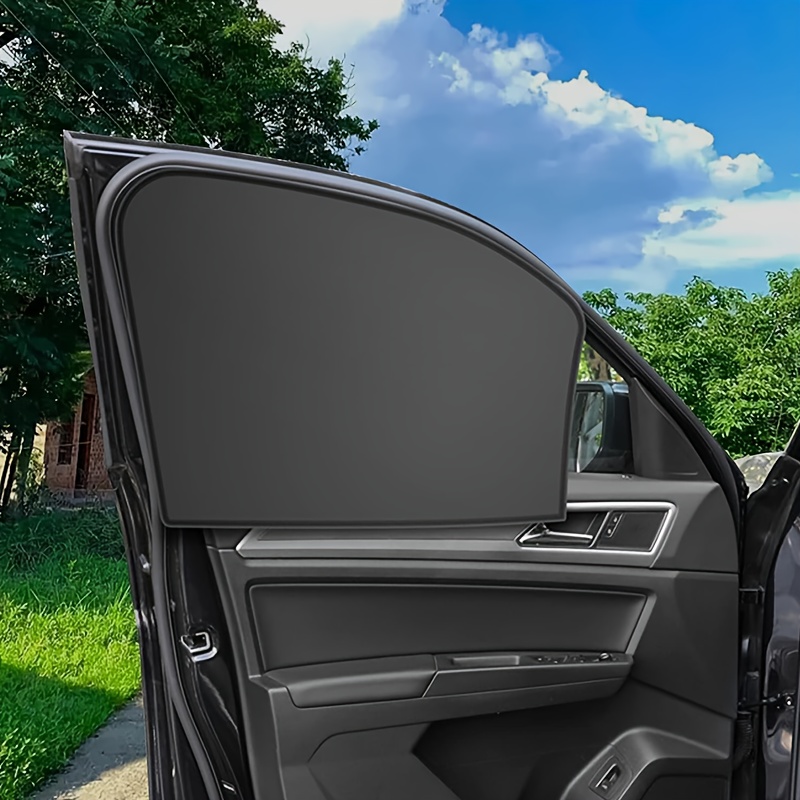 Magnetic Car Sunshade - Retractable Side Window Shade For Vehicles