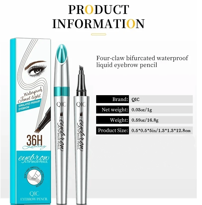 BUY 1 GET 1 FREE(2 PCS)🎉High Quality 3D Microblading Eyebrow Pen 4 Fork Tip Tattoo Pencil
