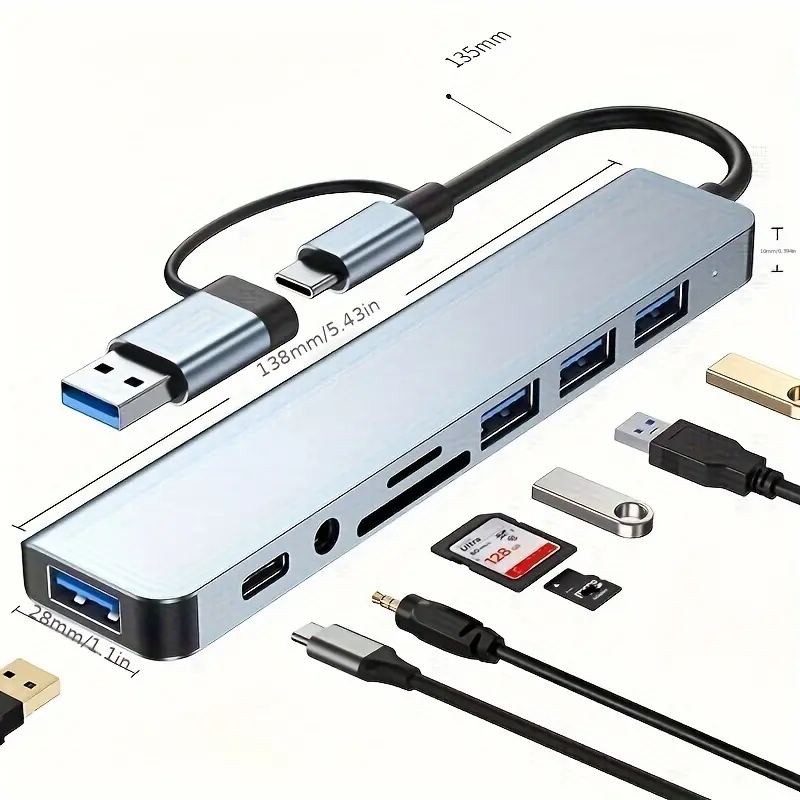 8 in 1 Multi Interface Laptop Server