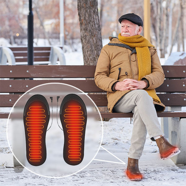Electric heated shoe soles 