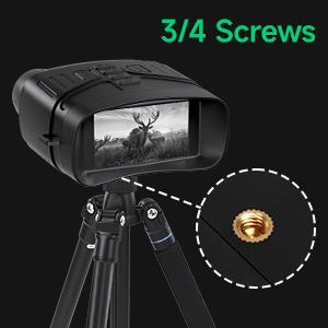 Infrared binocular night vision, 9x magnification, photo and video function