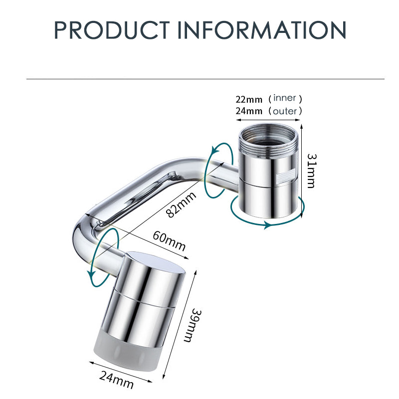 Faucet Extender Nozzles with Two Switching Modes