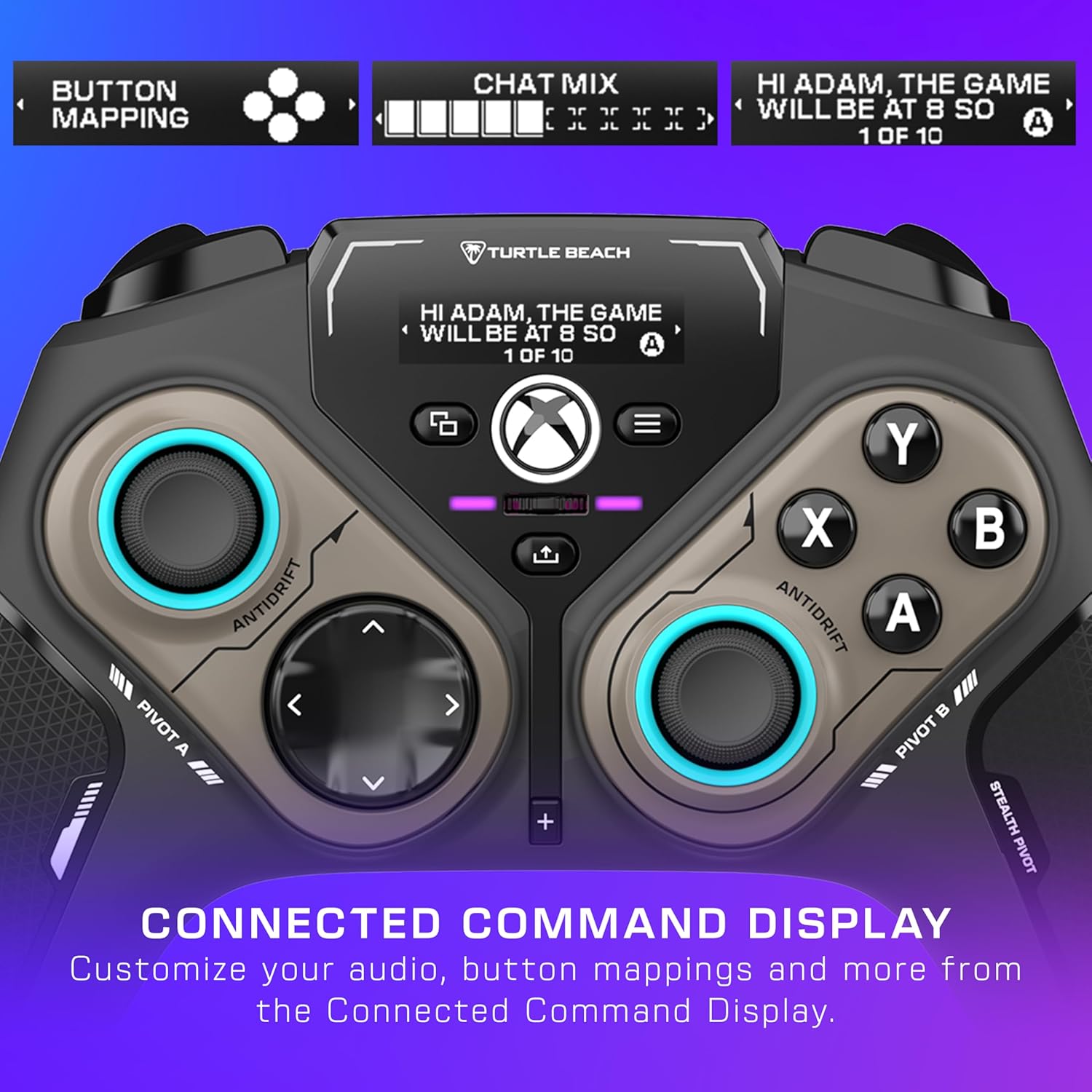 Turtle Beach Stealth Pivot Wireless Smart Game Controller for Windows PC