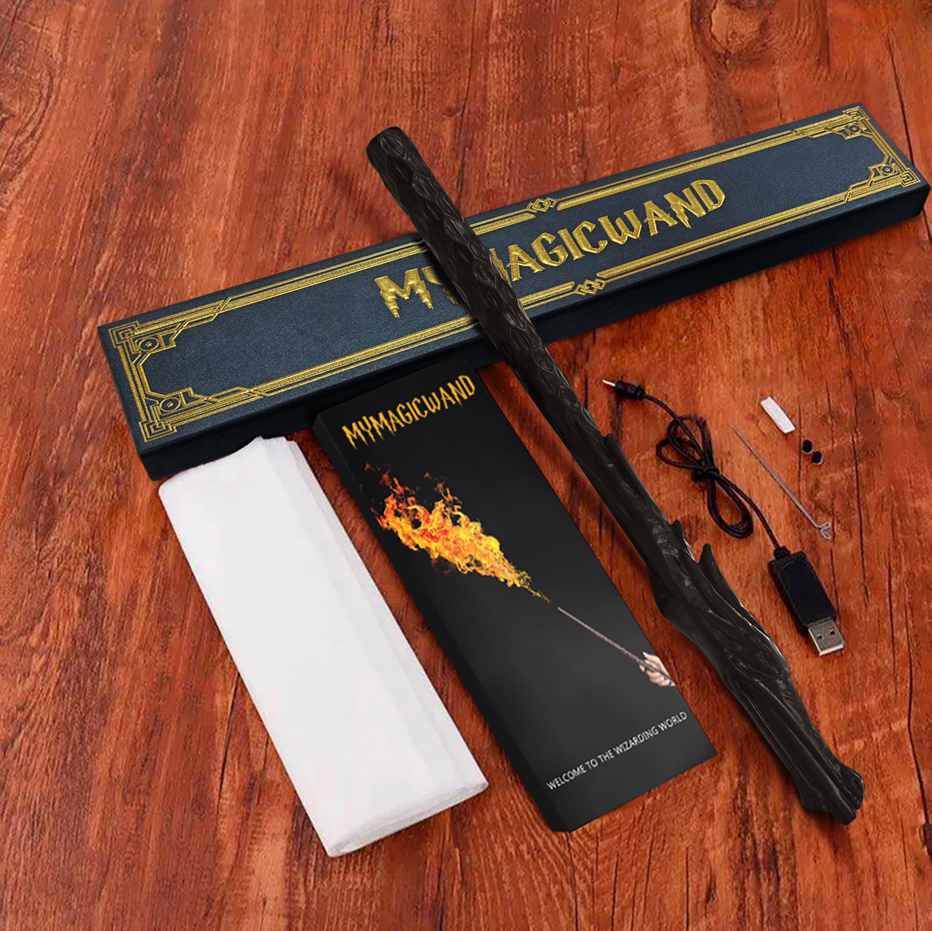 Unleash Your Inner Wizard: The Only Wand That Shoots Real Fireballs!