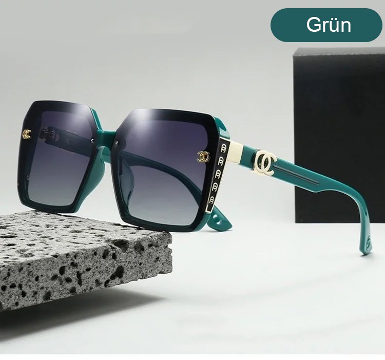 Women's high-end luxury gradient sunglasses