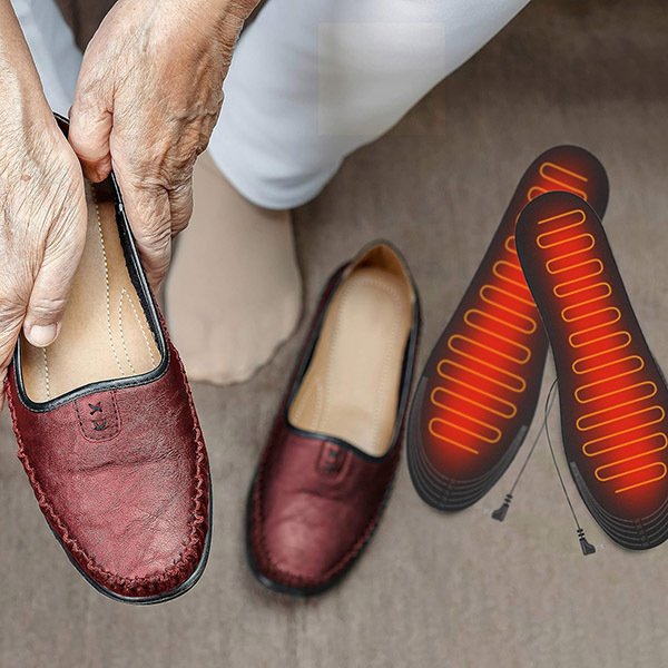 Electric heated shoe soles 