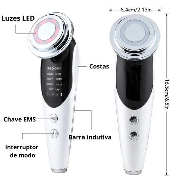 Aparelho Multifunção para Cuidados com a Pele - Anti-Rugas/Rejuvenescedor