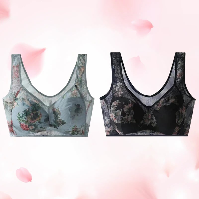 🔥Last Day 49% OFF🔥Cooling comfort bra made from ice silk and lace