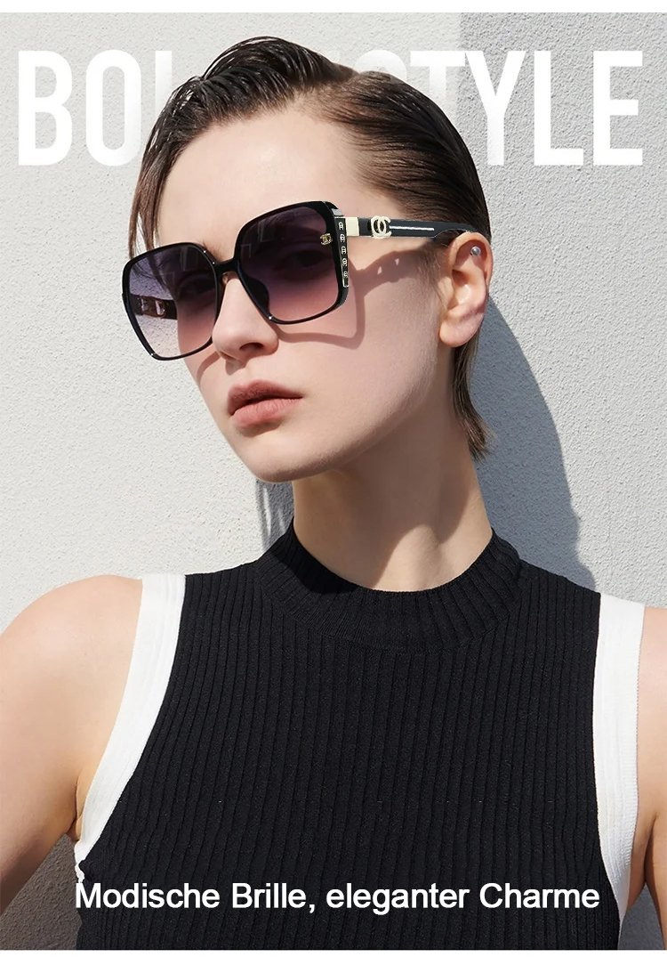 Women's high-end luxury gradient sunglasses