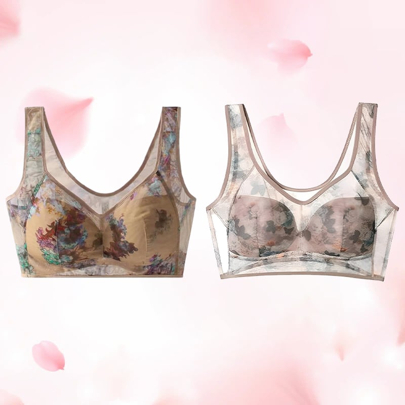 🔥Last Day 49% OFF🔥Cooling comfort bra made from ice silk and lace