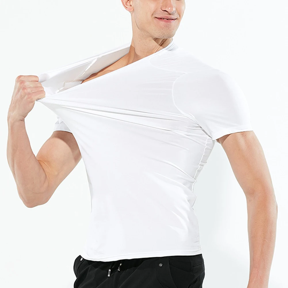 Unisex style - waterproof and stain-resistant black technology short-sleeved shirt
