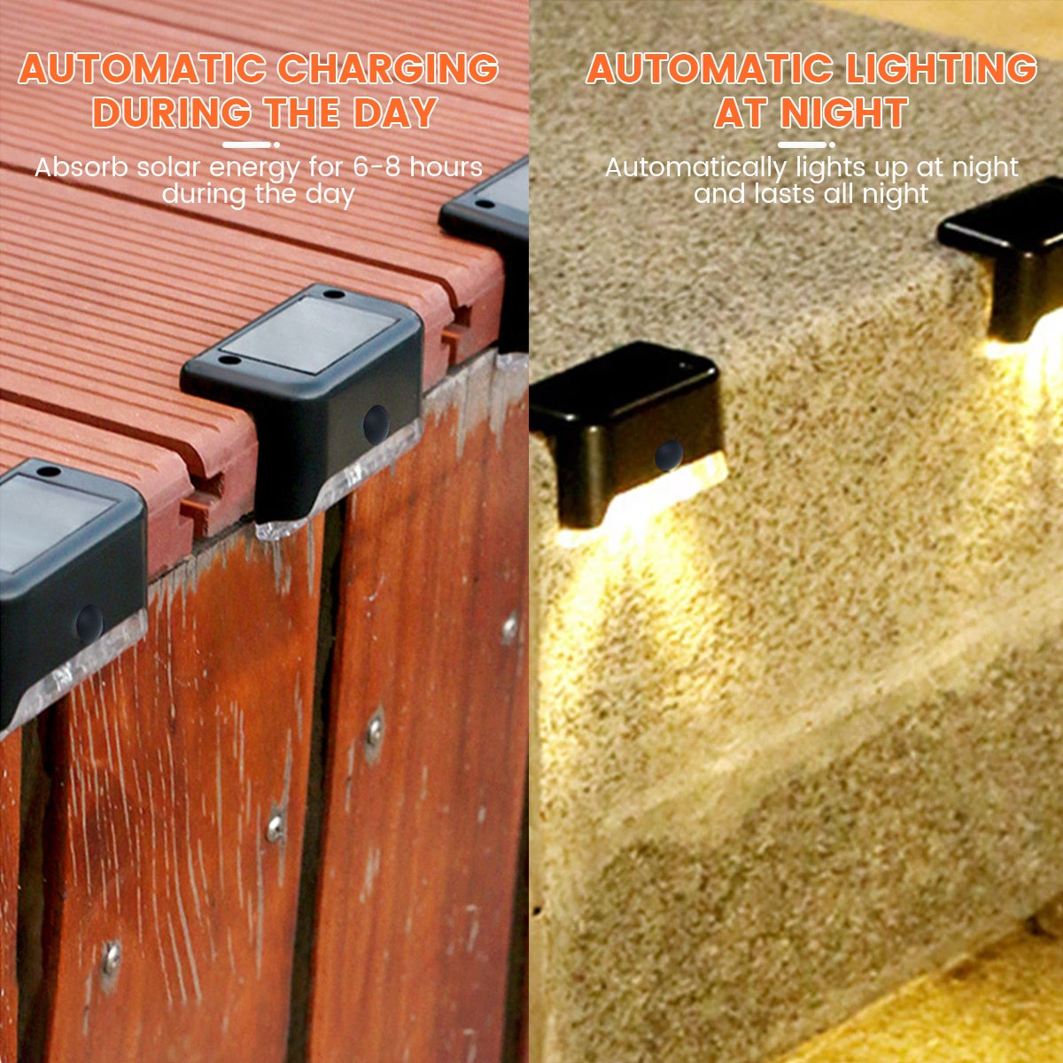 Solar Ladder Light Garden Pathway Light Led Landscape Light