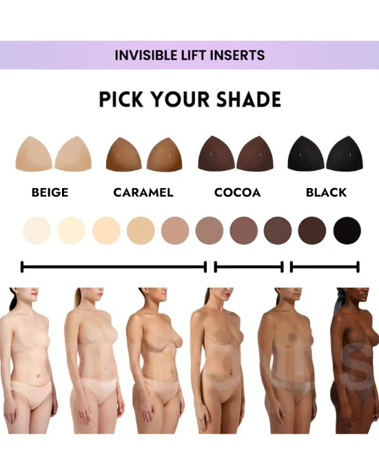 🔥FLASH SALE🔥Invisible Lift Inserts | Double-Sided Adhesive Bra Lifter for Instant Boost