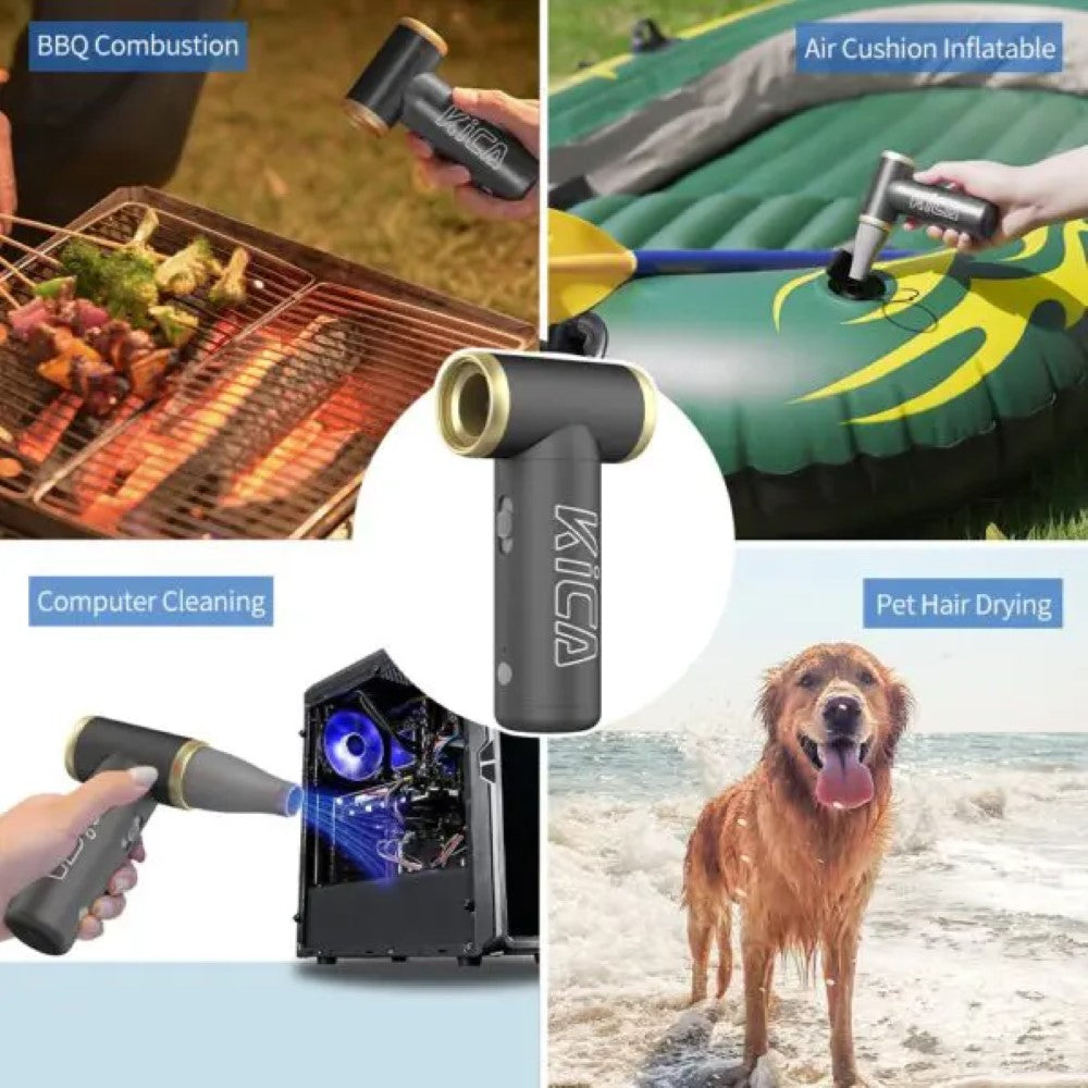 KICA Jetfan 2 Electric Air Blower Portable Turbo Fan Rechargeable Duster Cleaner