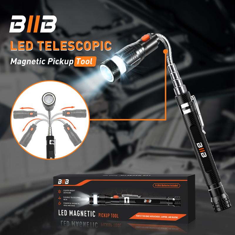 Telescoping Magnetic Pickup Tools, Mens Gifts for Dad, Him, Husband, Grandpa, Boyfriend, Gifts for Men Who Have Everything