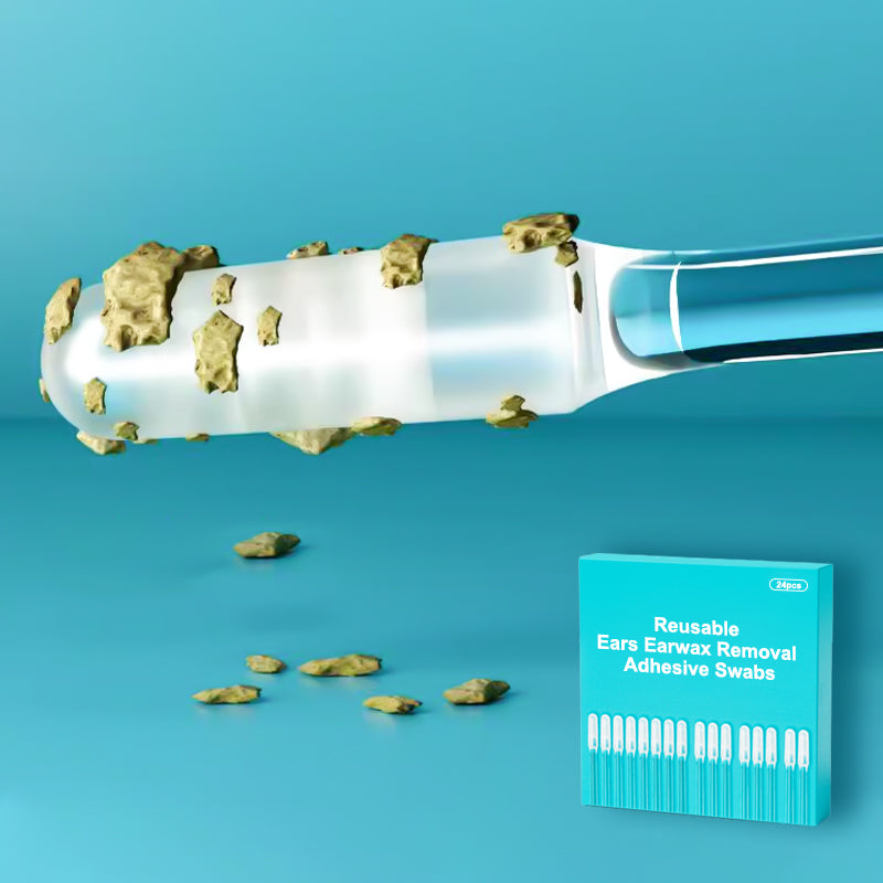 Reusable Adhesive Ear Canal Cleaning Stick