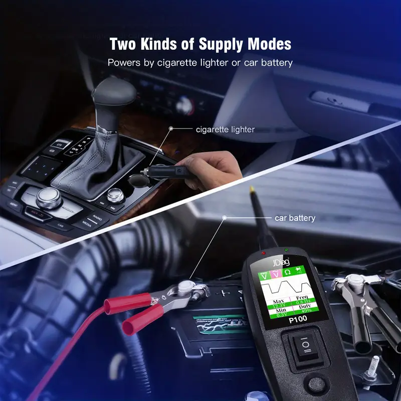 12 24v multifunctional car circuit tester power circuit probe kit car battery voltage resistant tester diagnostic tool component details 5