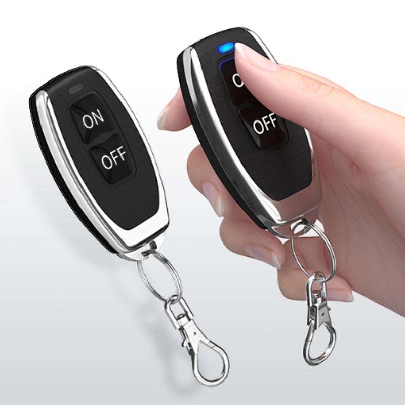 Wireless remote switch, 328 feet long distance, for burglar alarm security system rolling door