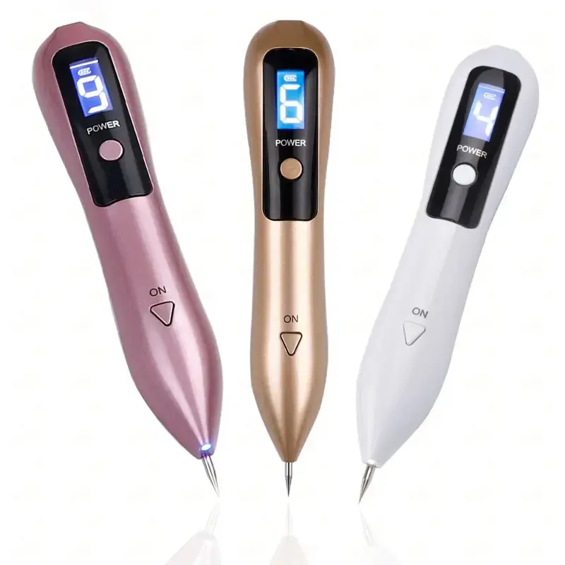 9 level adjustable electric plasma pen get flawless skin with lcd display dark spot remover details 0