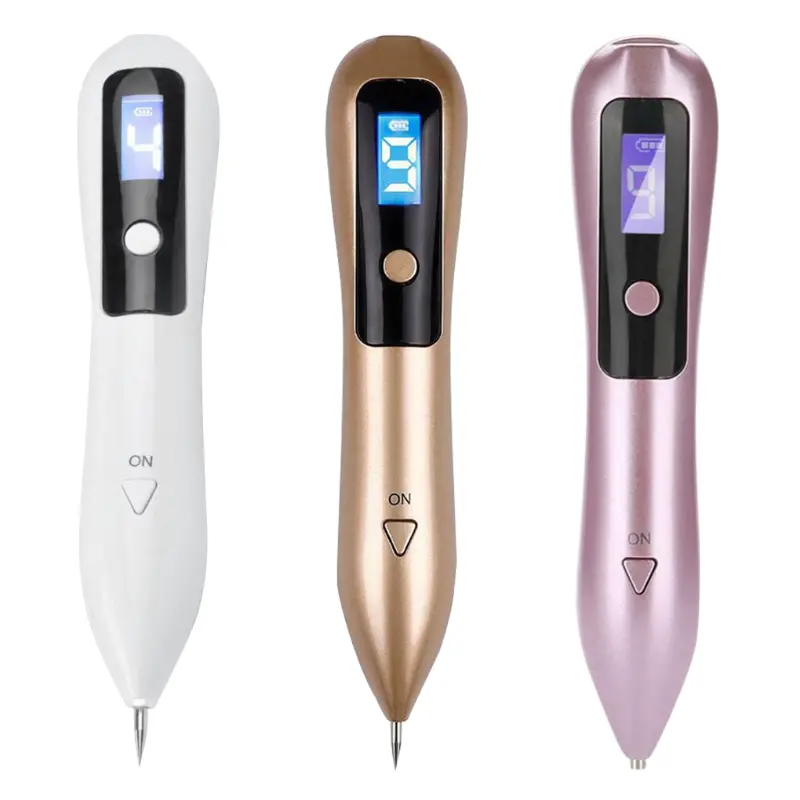 9 level adjustable electric plasma pen get flawless skin with lcd display dark spot remover details 4