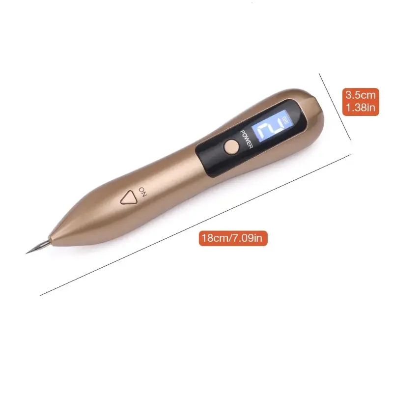 9 level adjustable electric plasma pen get flawless skin with lcd display dark spot remover details 3