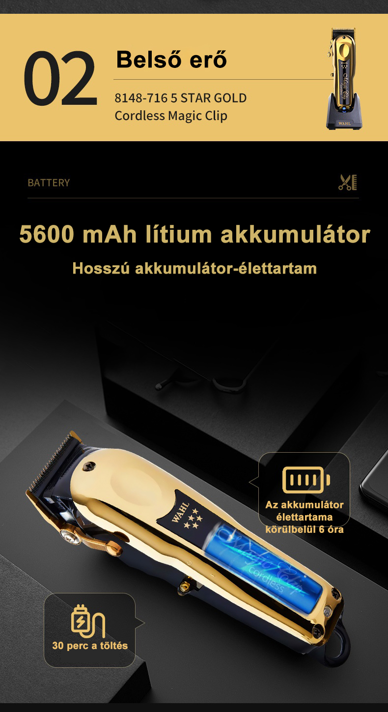 🔥 BIGGEST SALE - 49% OFF🔥🔥[Centennial Brand] WAHL Hair Clipper Rechargeable Gradient Clipper. DLC Blade. Large capacity dough