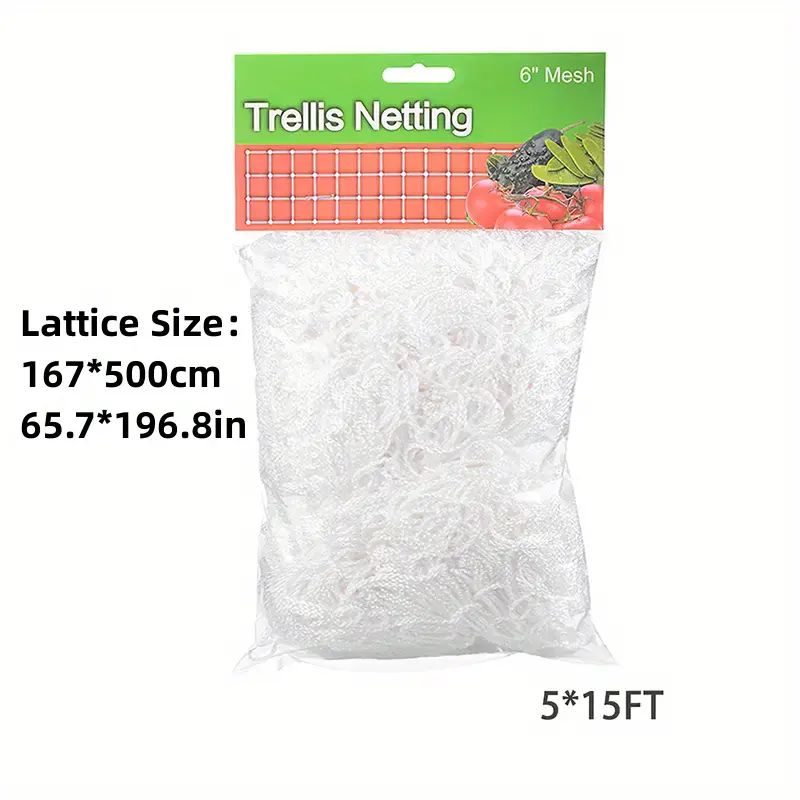 1pc garden plant climbing net diy plant holder garden planting supplies garden flower plants supplies garden balcony gardening planting supplies planters container accessories 5 15ft details 5