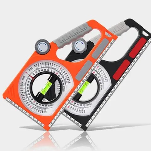 Régua de engenharia para medição de encostas Regra para medição de encostas inclinadas