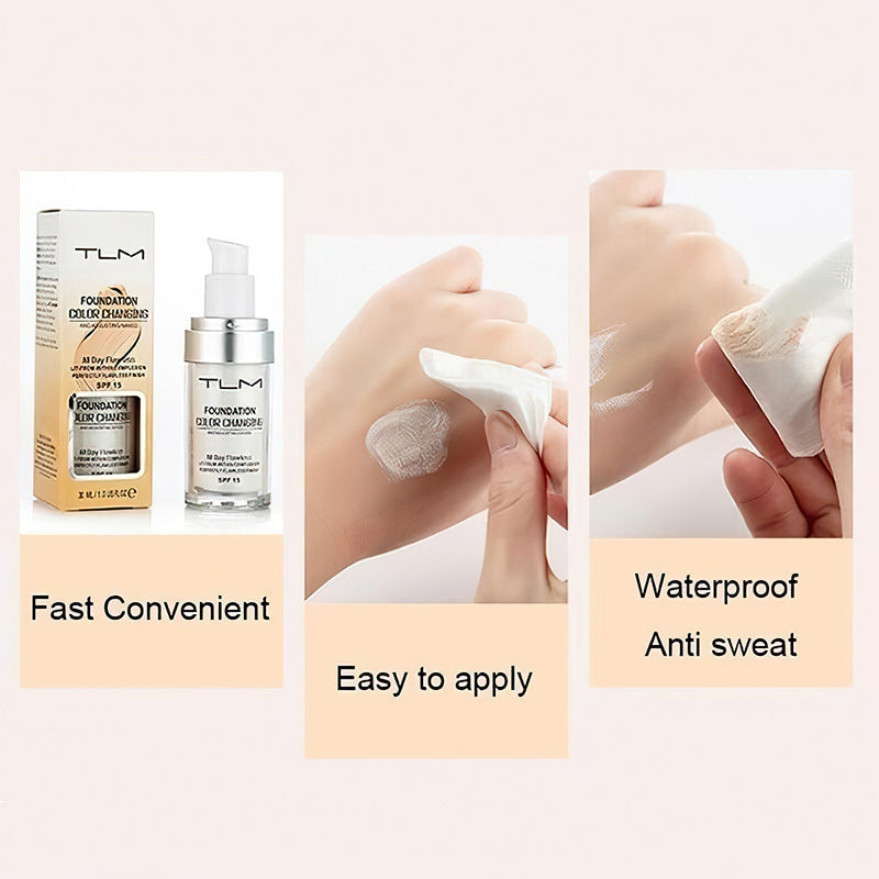 2025 BEST COLOR-CHANGING FOUNDATION Designed for mature skin