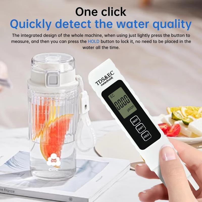 2025 Upgraded 4-in-1 TDS Meter – Digital Water Quality Tester for TDS, EC & Temperature (°C/°F) | 0-9990 ppm Range | Ideal for Drinking Water, RO Systems, Aquariums & Pools