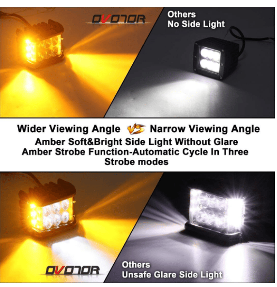 🔥Car Dual Sides LED Dual Color Light