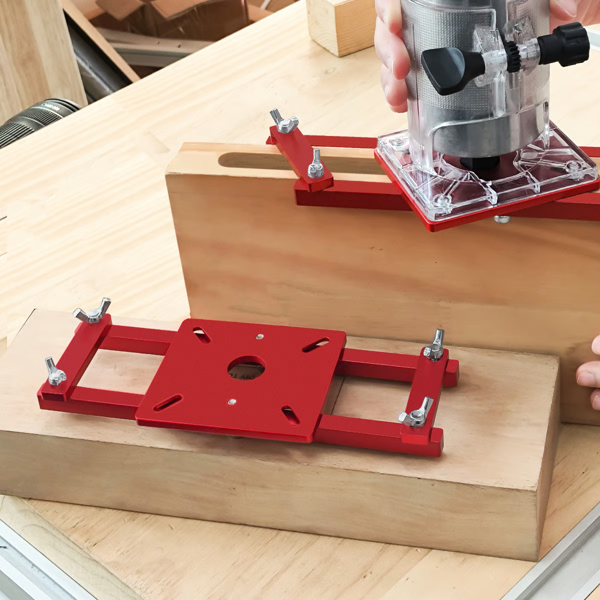 2 in 1 Invisible Fastener Slotting Bracket