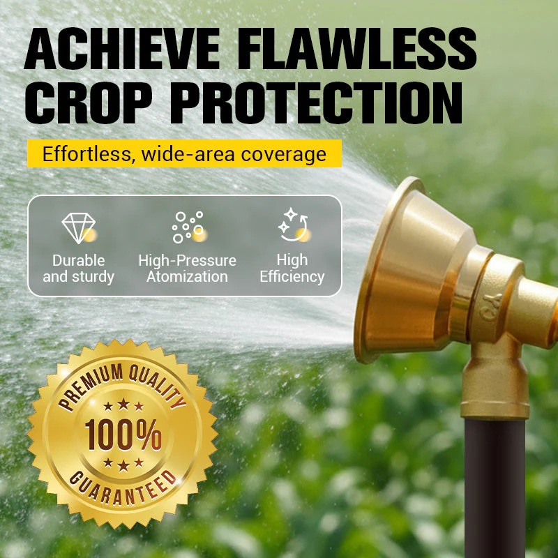 🎯✨ Brass agricultural sprinkler! Wide-angle spraying / direct water jet dual mode, agricultural and gardening universal