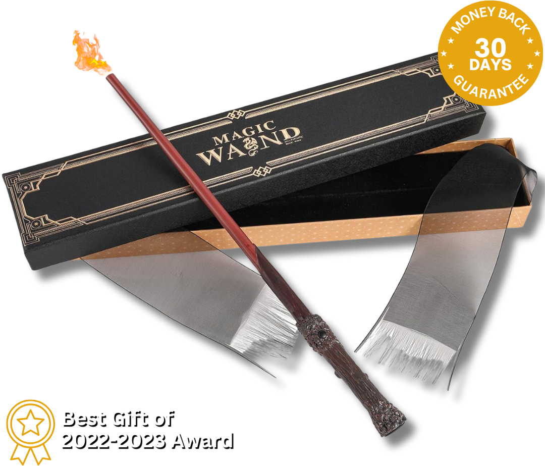 Unleash Your Inner Wizard: The Only Wand That Shoots Real Fireballs!
