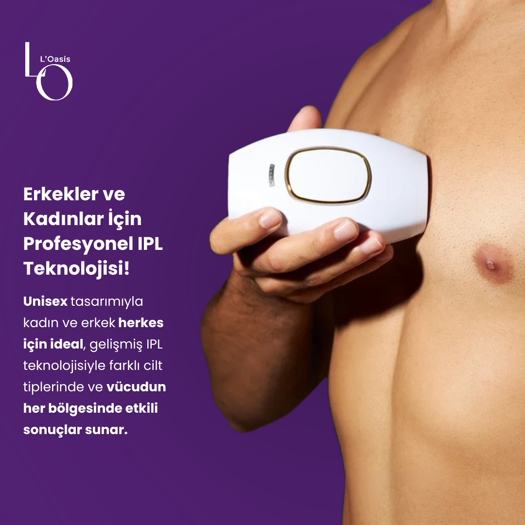 L'Oasis IPL Epilasyon - Evde Profesyonel Lazer Alternatifi