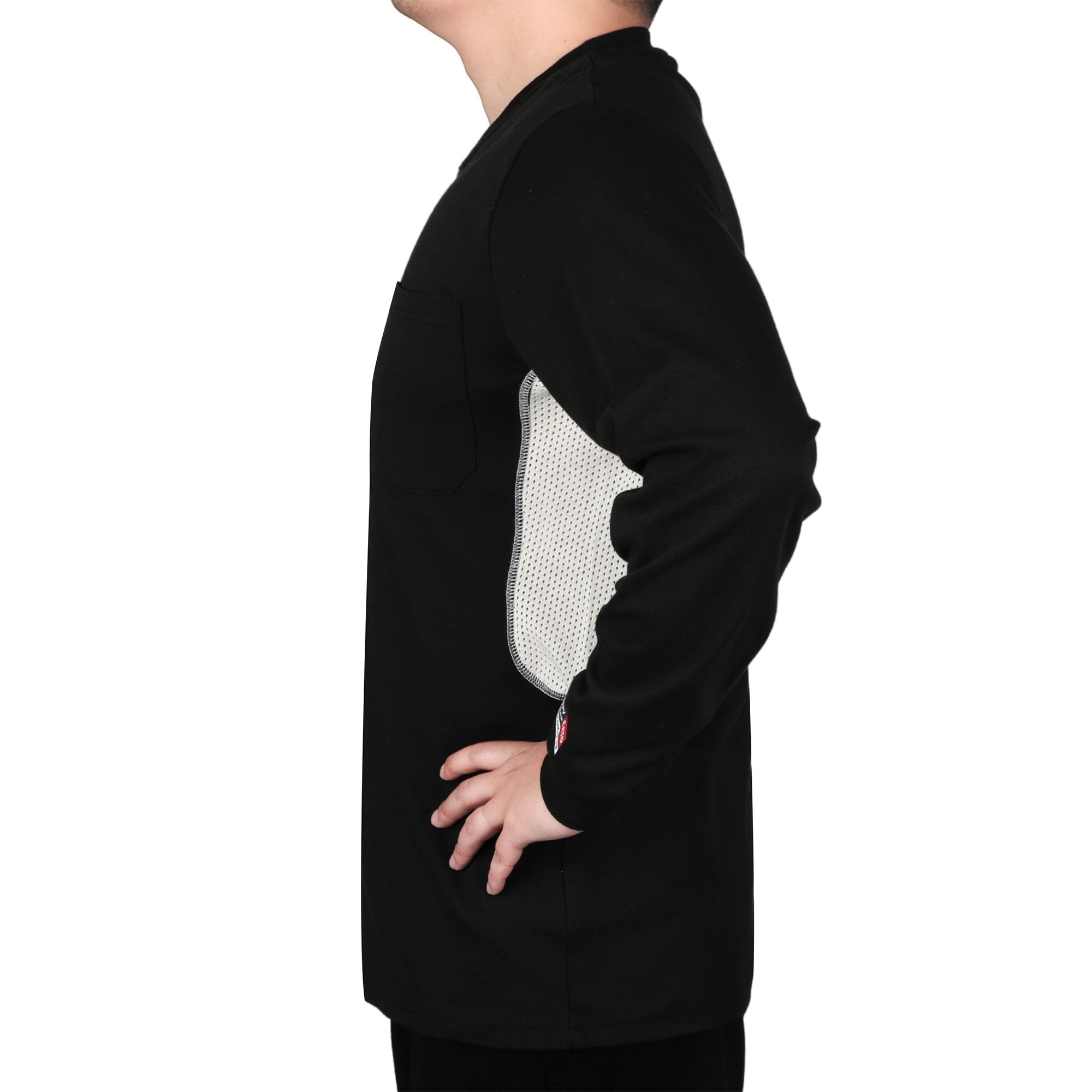 6OZ Buttonless/Button Pullover T-Shirts/Breathable Vented Design