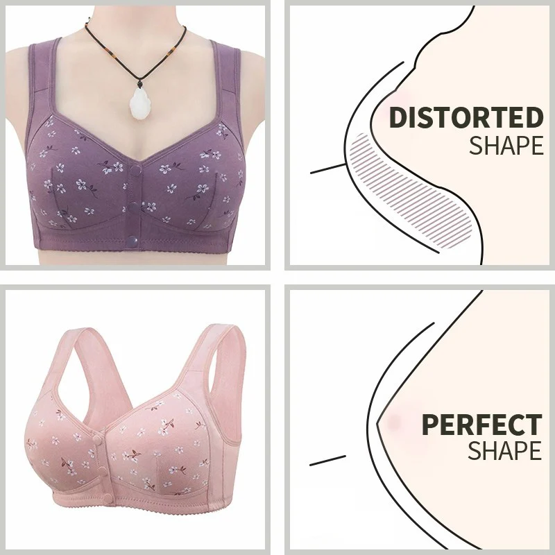 Convenient and comfortable front-fastening bra（buy 1 get 1）