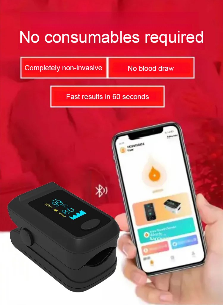 Medical blood oxygen detector