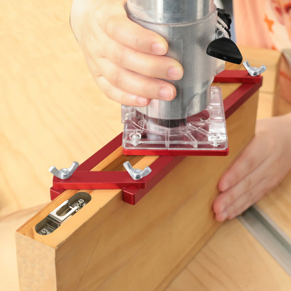 2 in 1 Invisible Fastener Slotting Bracket