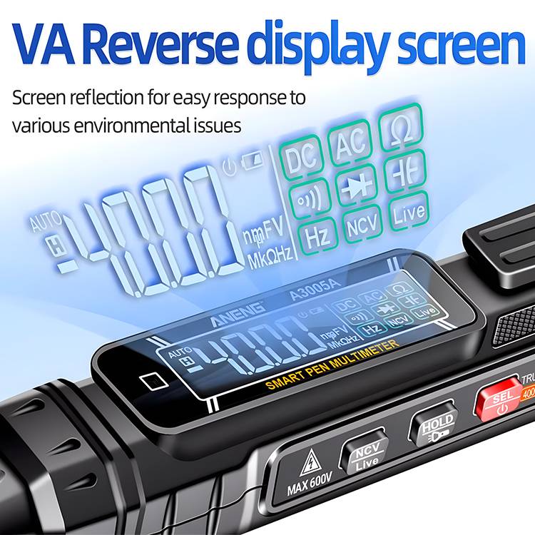 🧰New style electric pen multimeter Electrician inductive tester fully intelligent digital high precision anti-burn