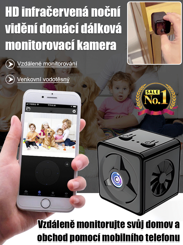 High quality infrared night vision home remote monitoring camera