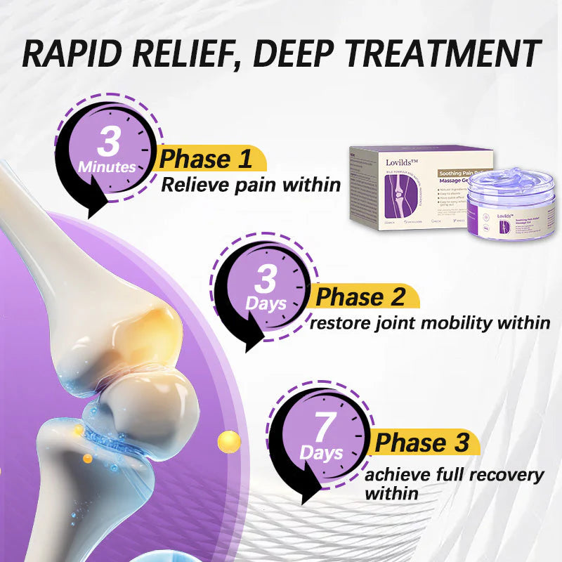 Final Day 50% OFF 🔥  Purple Gel 🧊 Refuse pain and inflammation