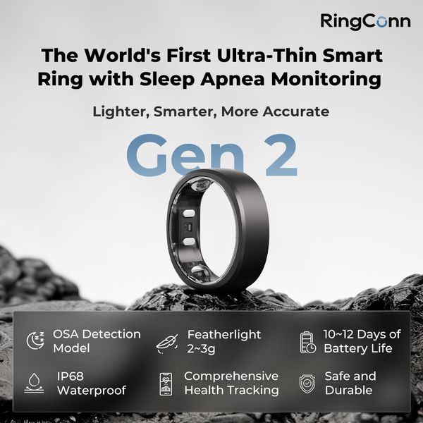 The Ultimate Smart Ring with Sleep Apnea Detection