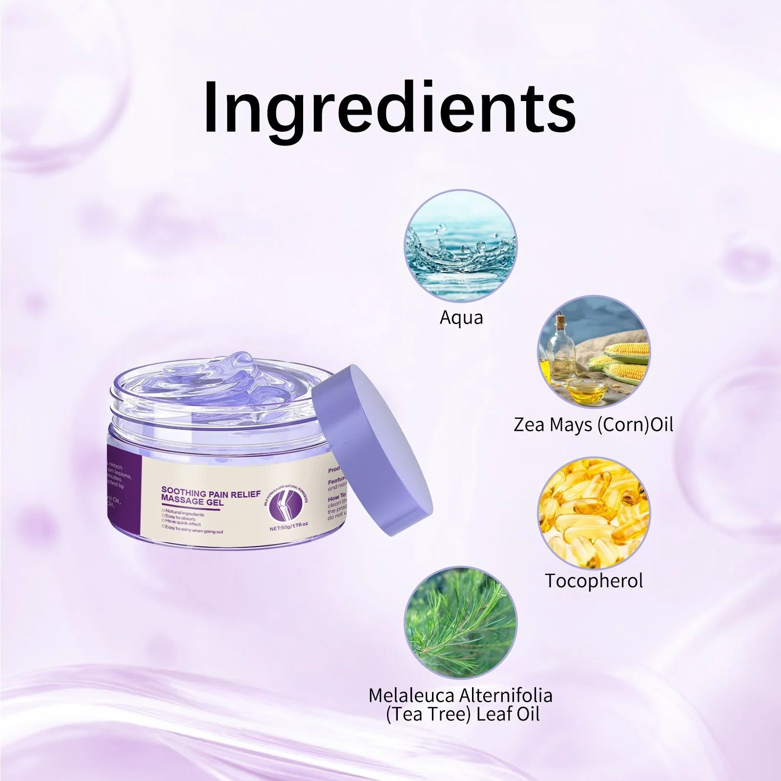 Final Day 50% OFF 🔥  Purple Gel 🧊 Refuse pain and inflammation