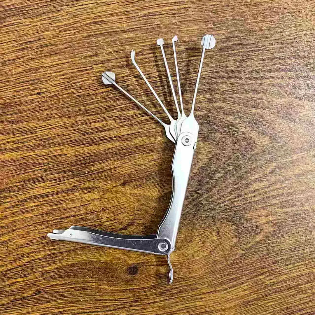 New five-piece tool set, locksmith tools · New five-piece tool set