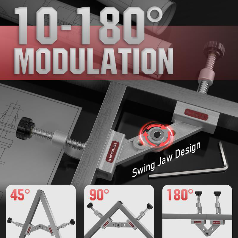 🔥Good helper💪⚒️Adjustable pipe clamp for welding and woodworking🔥